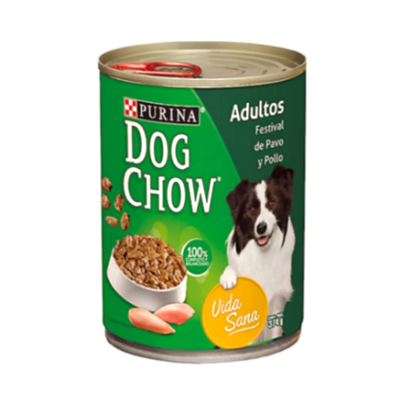 Dog Chow Lata Adulto (varios) 0.374-Kgs. Adulto