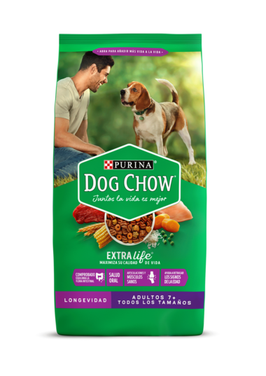 Dog Chow Longevidad adultos 7+ 7.5-Kgs. Senior