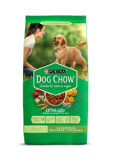 Dog Chow Razas medianas y grandes 20-Kgs. Cachorro