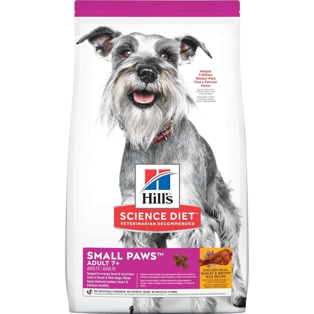 Hills Canine Mature Adult Small & Toy Breed 4.5 Lb 2.04-Kgs. Senior