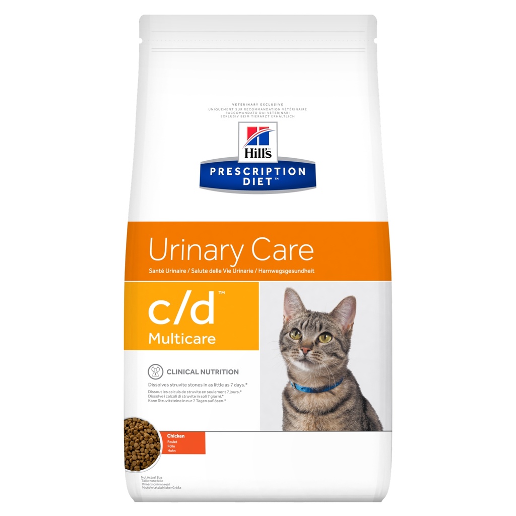 Hills Prescription Diet Feline C/D Multicare  4  Lb 1.81-Kgs. Adulto
