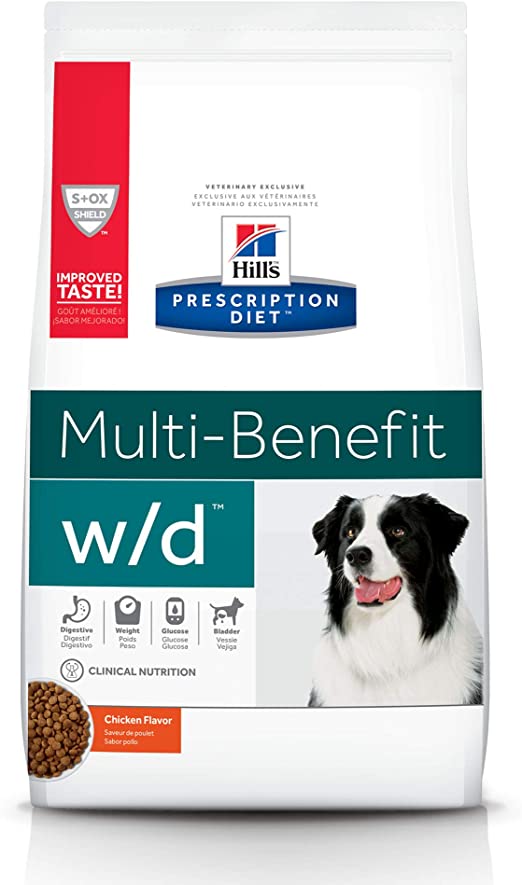 Hills Prescription Diet W/D Canine 17.6 Lb 7.98-Kgs. Adulto