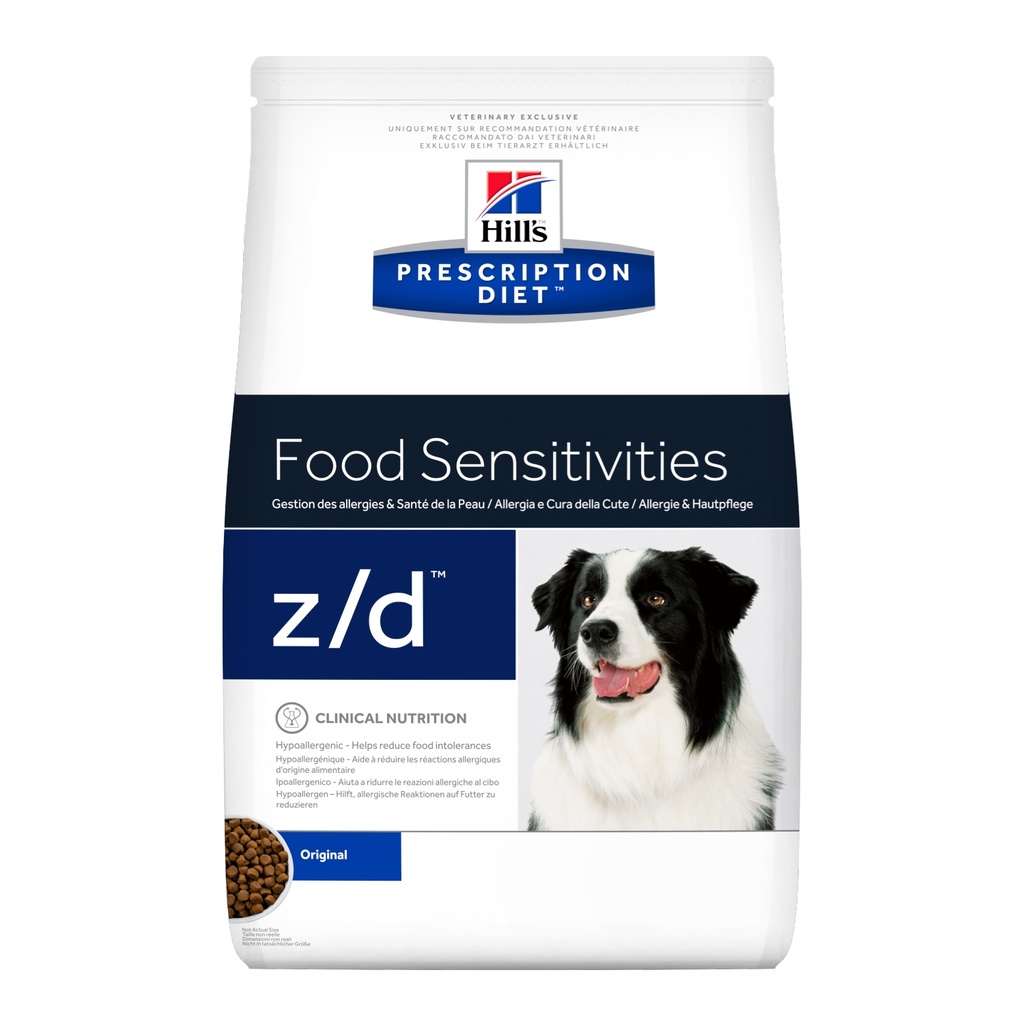 Hills Prescription Diet Z/D Canine 17.6 Lb 7.98-Kgs. Adulto