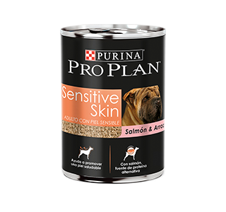 ProPlan Perro Sensitive Skin Salmon Y Arroz Lata 0.368-Kgs. Adulto