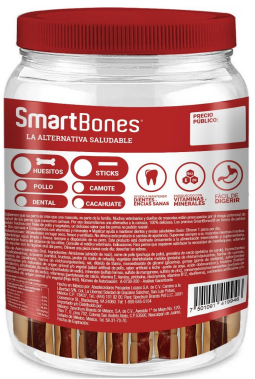 Smart Bones Smartsticks chicken  0.255-Kgs. Adulto