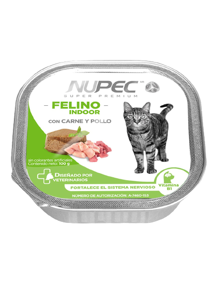 Nupec Felino adult indoor 0.1-Kgs. Adulto