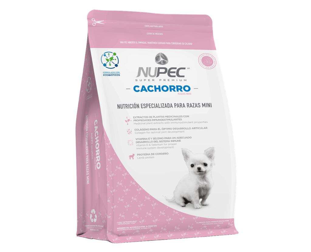 Nupec Cachorro razas mini 3-Kgs. Cachorro