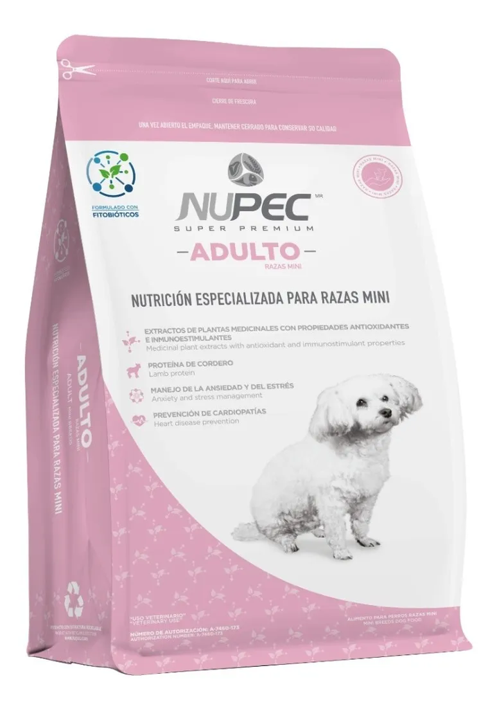 Nupec Adulto razas mini 3-Kgs. Adulto