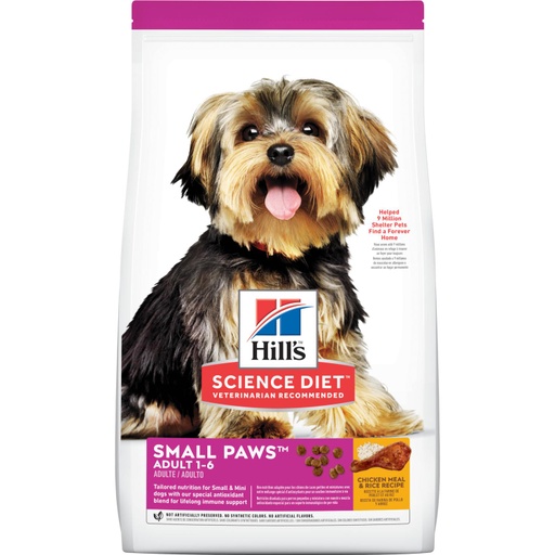 [01-02-03-09-2.04-4] Hills Canine Adult Small & Toy Breed 4.5 Lb 2.04-Kgs. Adulto