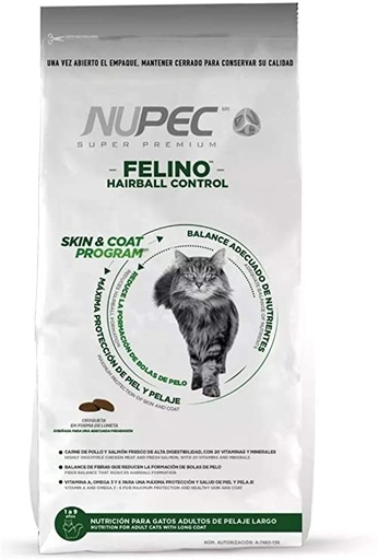 [02-02-01-11-1.5-29] Nupec Felino hairball 1.5-Kgs. Adulto