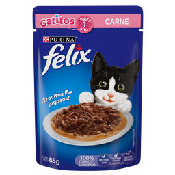 [02-03-01-14-0.085-13] Purina Sobre Felix Gatitos carne 0.085-Kgs. Cachorro